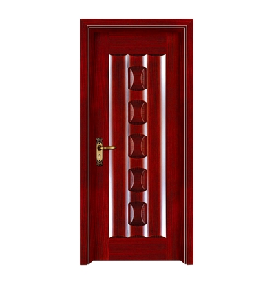 Rectangular case grain wooden front door