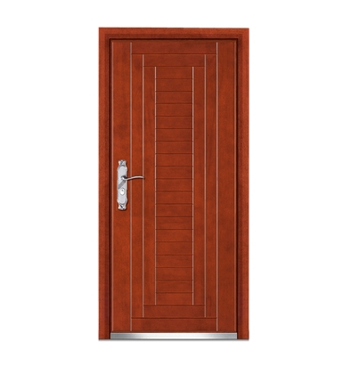 small striped wooden flush door