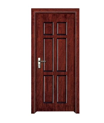 Rectangular patterns wooden flush door