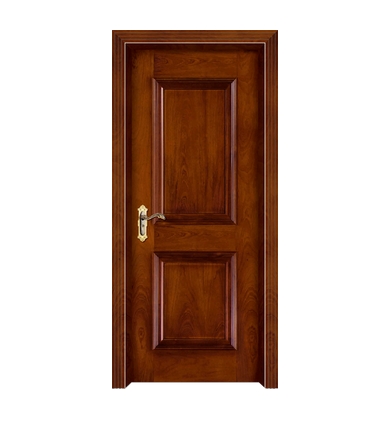Rectangular + square wooden panel door