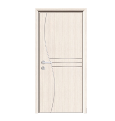 S-type lines PVC wooden door
