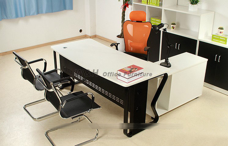 Modern white business office table