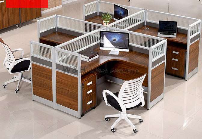 L-type modern classic office cubicles