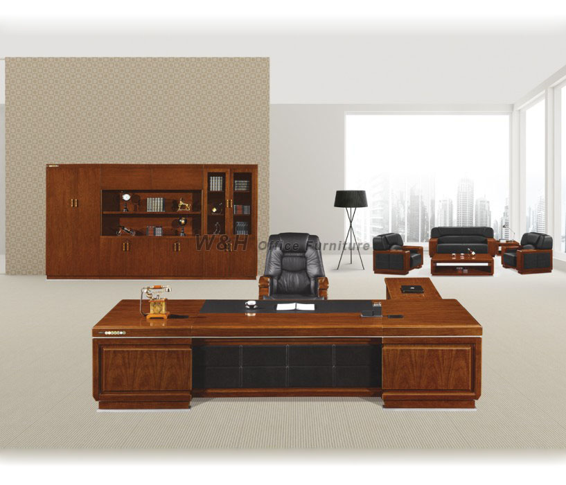 Large luxury series of solid wood manager office desk