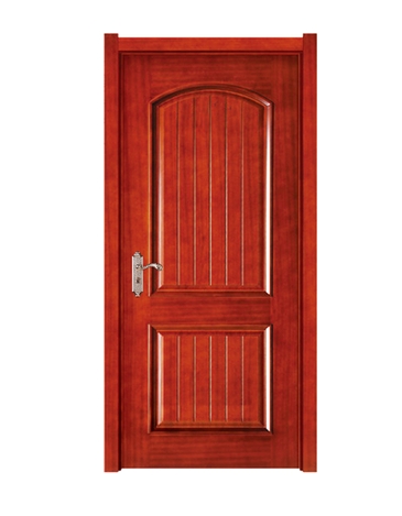 Lines wooden panel door
