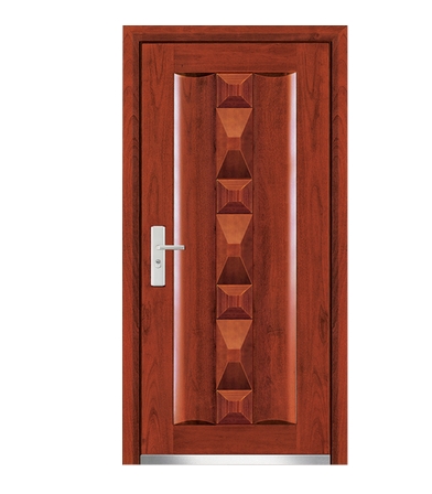 3D patterns steel-wooden entry door